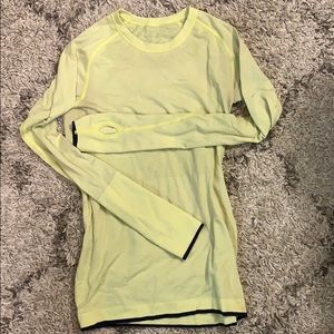 Lululemon Swiftly Tech Long-sleeve- Yellow